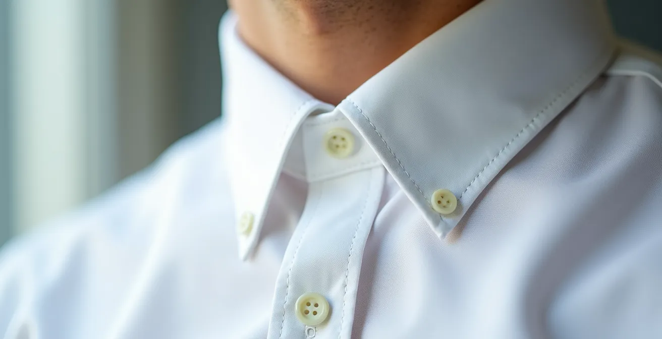 Nahaufnahme verschiedener Hemdkragen-Stile für unterschiedliche Gesichtsformen