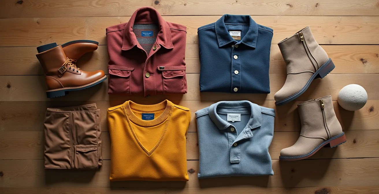 Jahreszeiten-Garderobe für den deutschen Mann systematisch aufgebaut