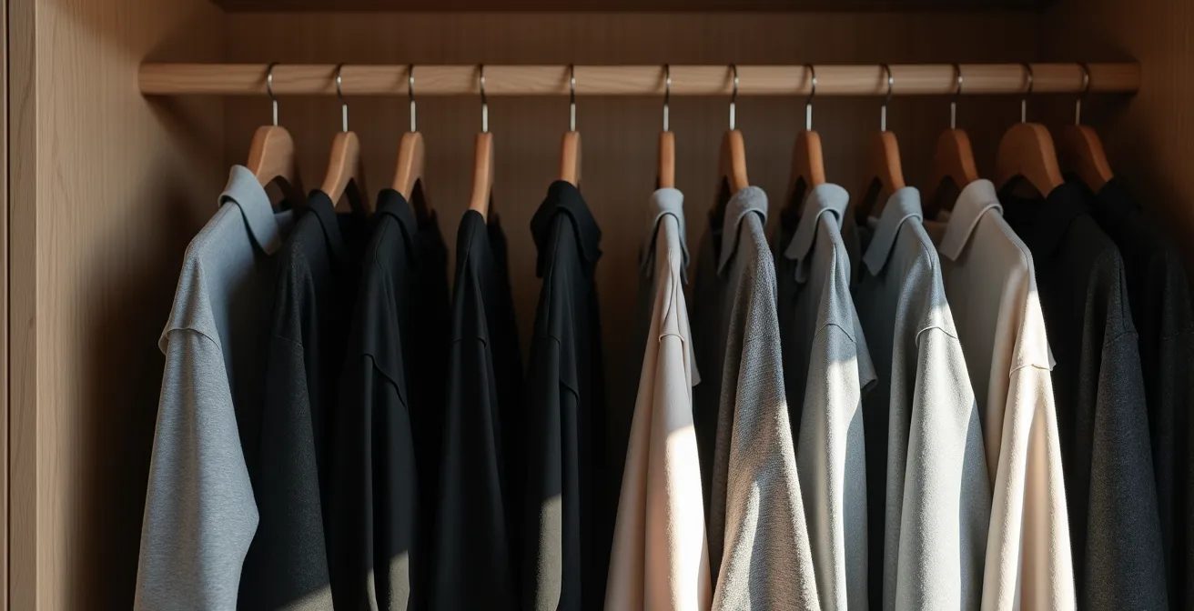 Kontrast zwischen sicherer Garderobe und persönlichem Stil